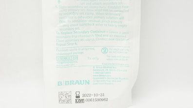 Braun V1921 Secondary IV Set 15 Drops/mL 40 inch x 8.8mL (x)